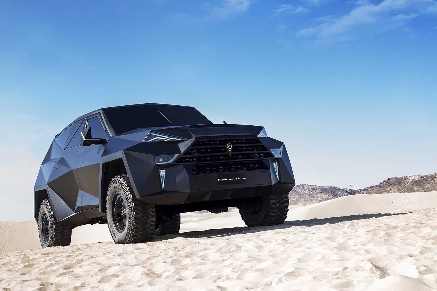 Karlmann King in desert