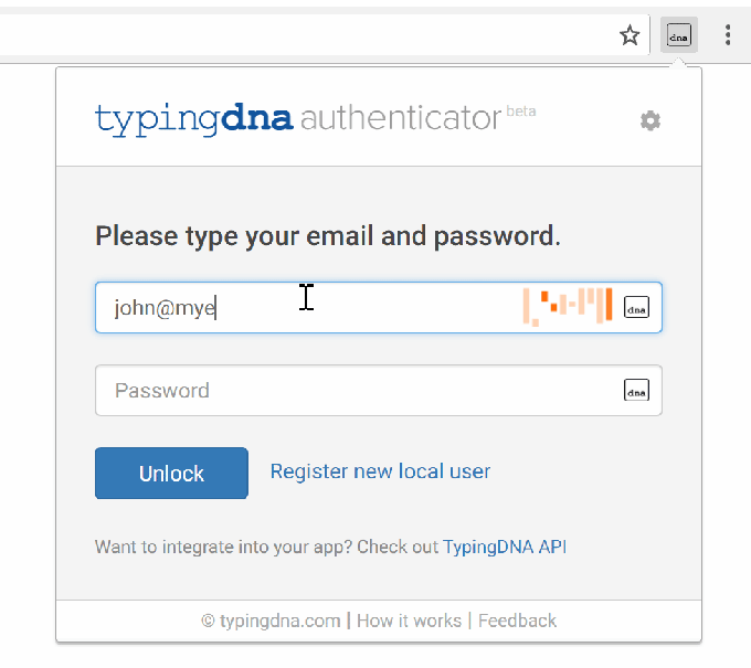 typingdna authenticator