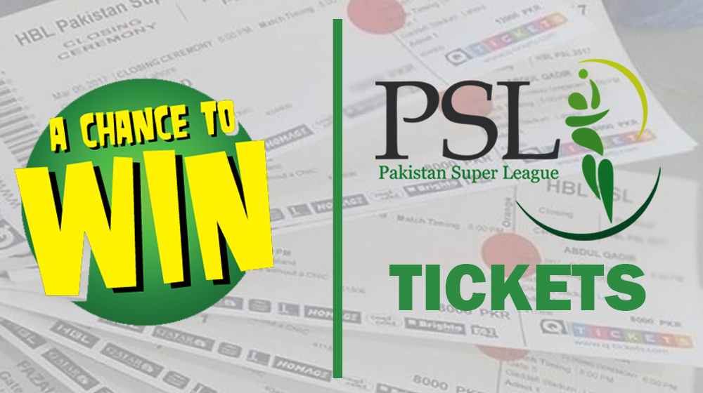chance to win psl tickets