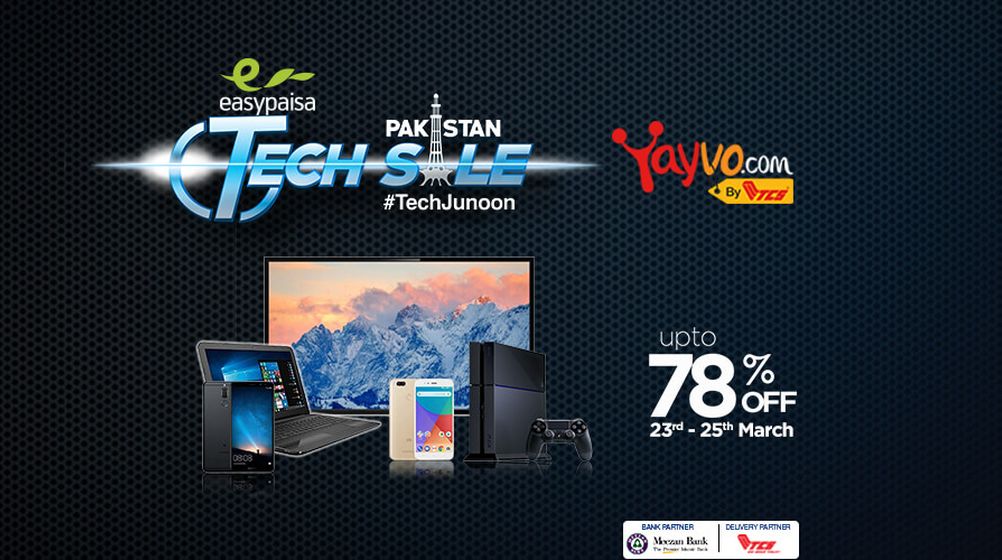 Yayvo.com is Having a Pakistan Tech Sale for 23rd March