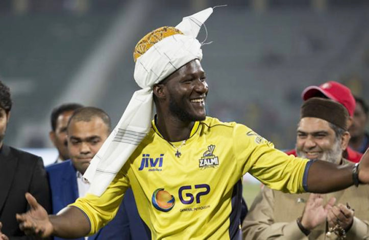 Darren Sammy Celebrating