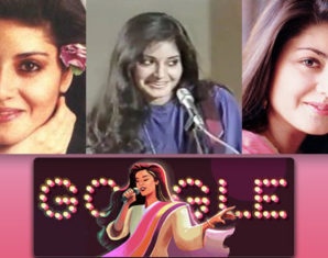 google honors nazia hasan singer
