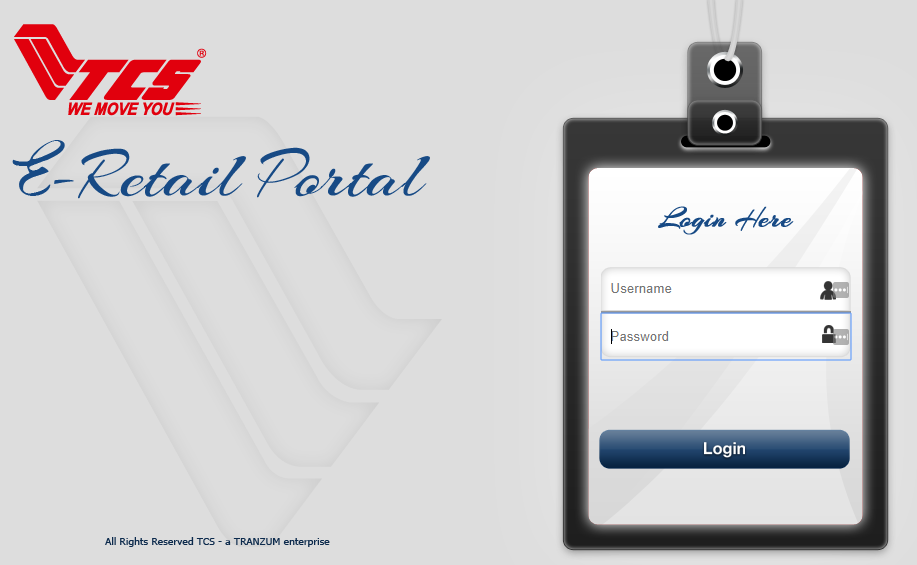 TCS E-retail portal