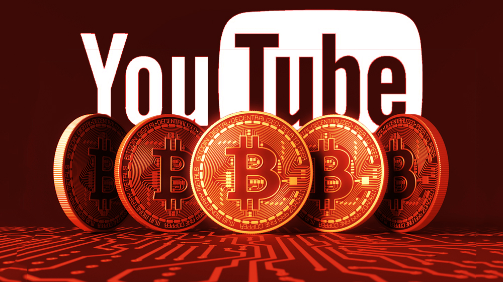 A cryptocurrency trader (bitcoin) got hacked while streaming cryptocurrency trading videos on YouTube