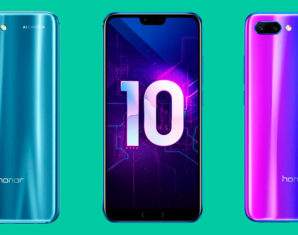 Huawei Honor 10 in three colors