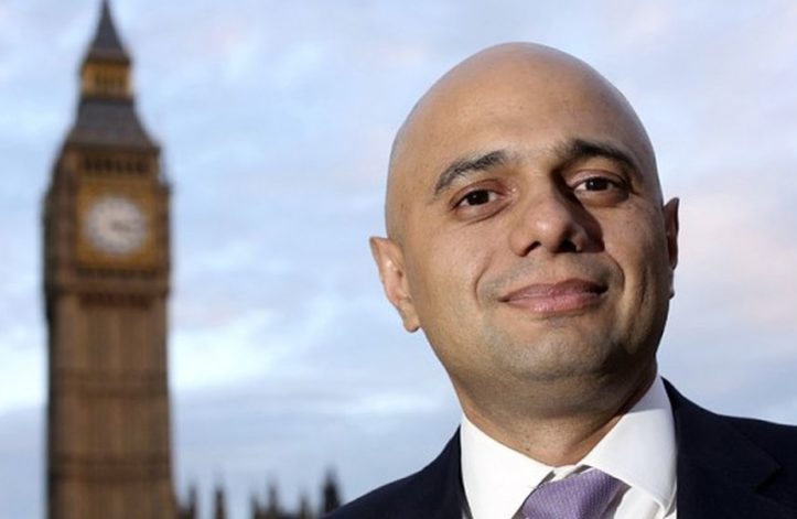 UK Home Secretary Sajid Javid