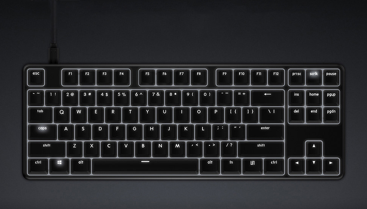 Yuemi Mechanical Keyboard in Black