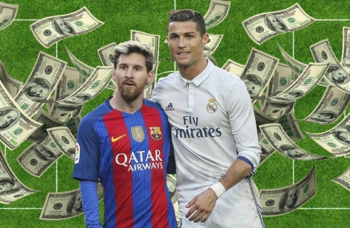 messi ronaldo earnings