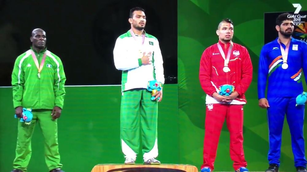 Inam Wins Gold Medal for Pakistan