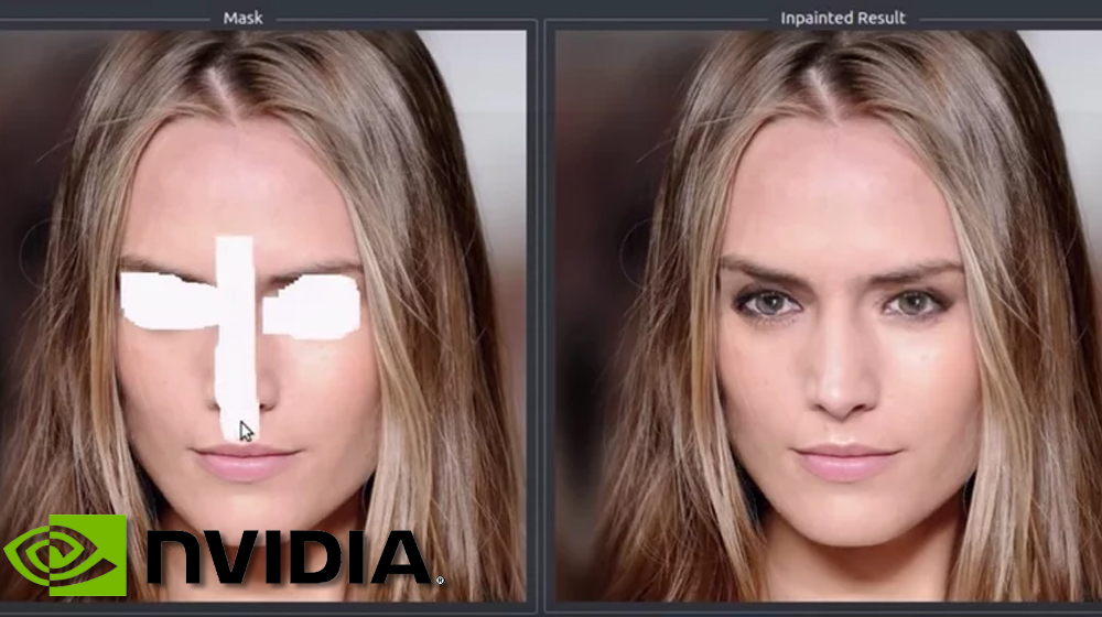 Nvidia created an AI which is able to automatically restore images by filling in holes and unwanted areas with what's missing.