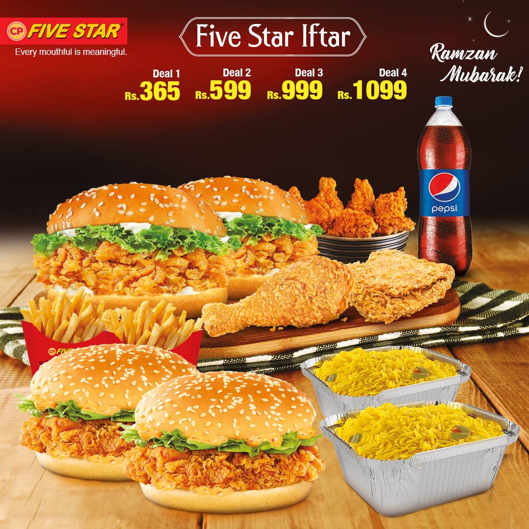 CP Five Star Iftar Deals Lahore
