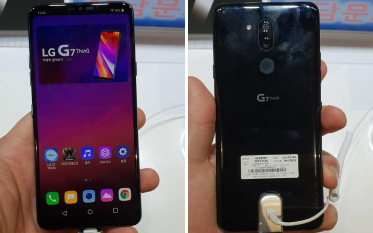 LG G7 ThinQ Front and Back