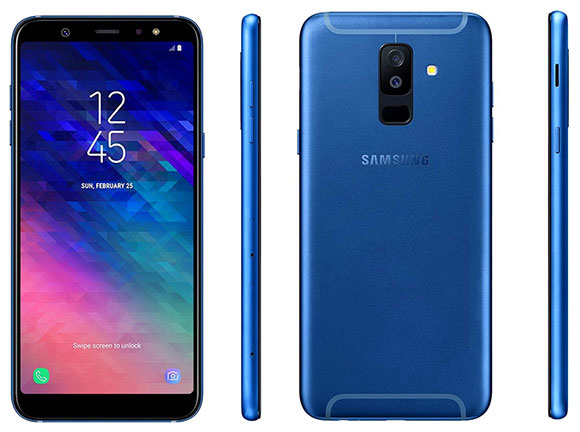 Galaxy A6+ Front and Back