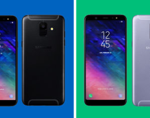 Samsung Galaxy A6 and A6+
