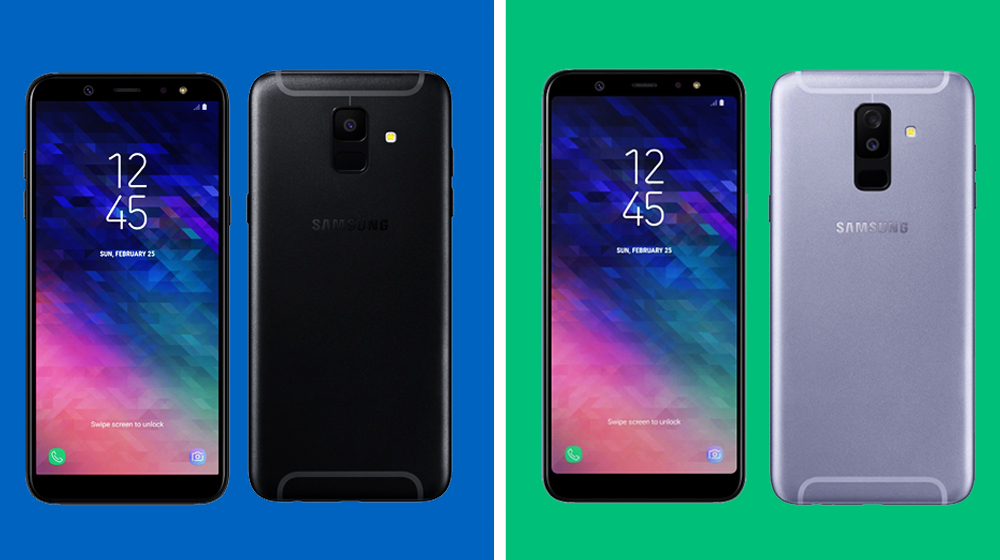 Samsung Galaxy A6 and A6+