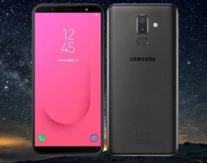 Samsung Galaxy J8 front and back