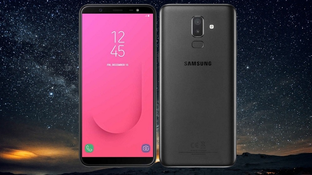 Samsung Galaxy J8 front and back