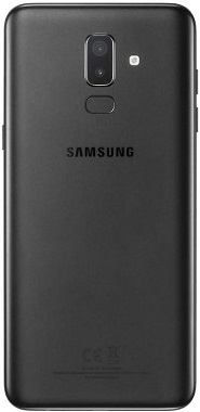 Black Samsung Galaxy J8 Back
