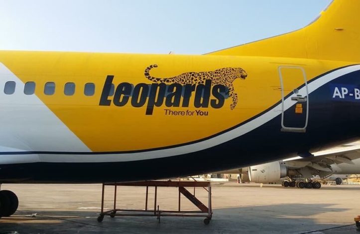 Leopards Courier Plane