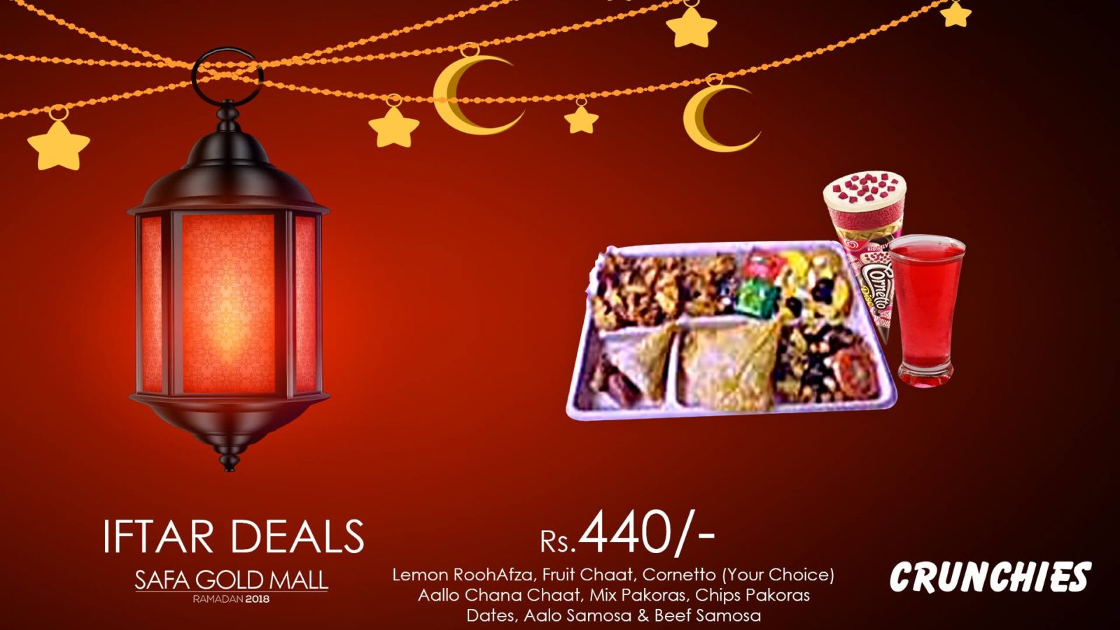 safa mall islamabad Crunchies deal