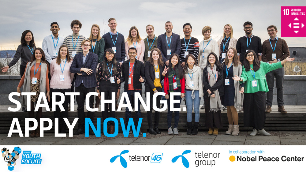 Apply for Telenor Youth Forum 2018 Today