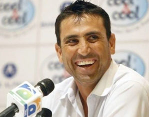 Younis Khan smiling