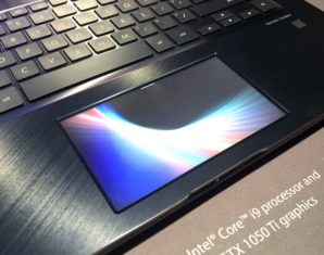 ZenBook Pro 15 laptop trackpad