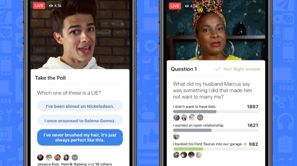 Facebook Interactive Game Shows
