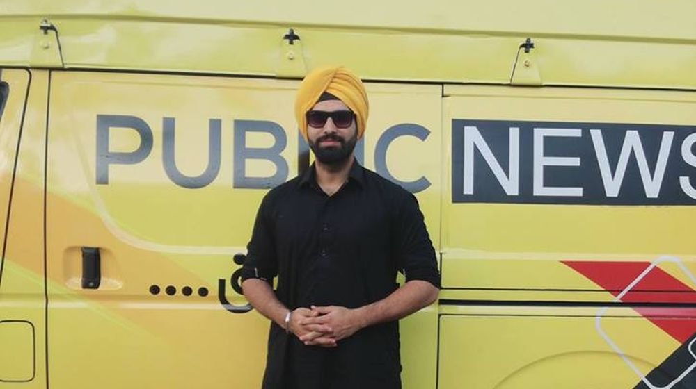 Sikh Newscaster