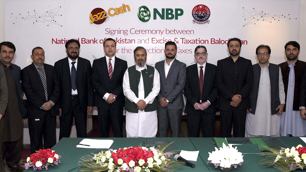 JazzCash to Assist NBP in its Service of Excise and Taxation Dept.