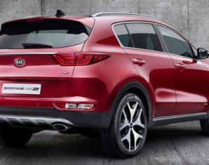 Red KIA Sportage