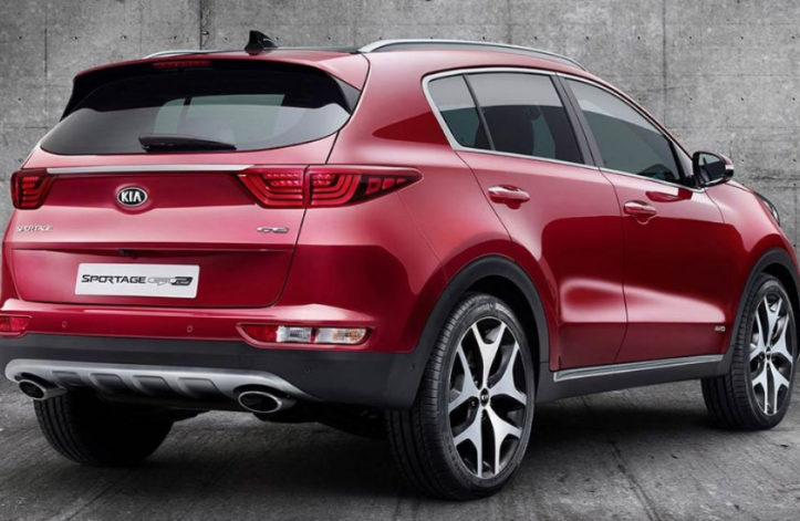 Red KIA Sportage