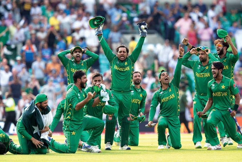 Pakistan Team Celebrating Champions Trophy 2017