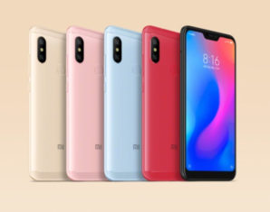 Xiaomi Redmi 6 Pro in multiple colors