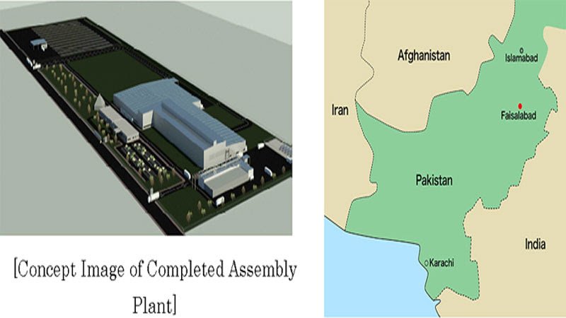 concept image of completed assembly plant sojitz corporation