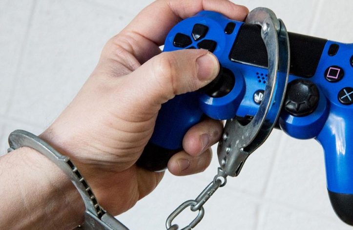 PS4 Playstation controller handcuffs