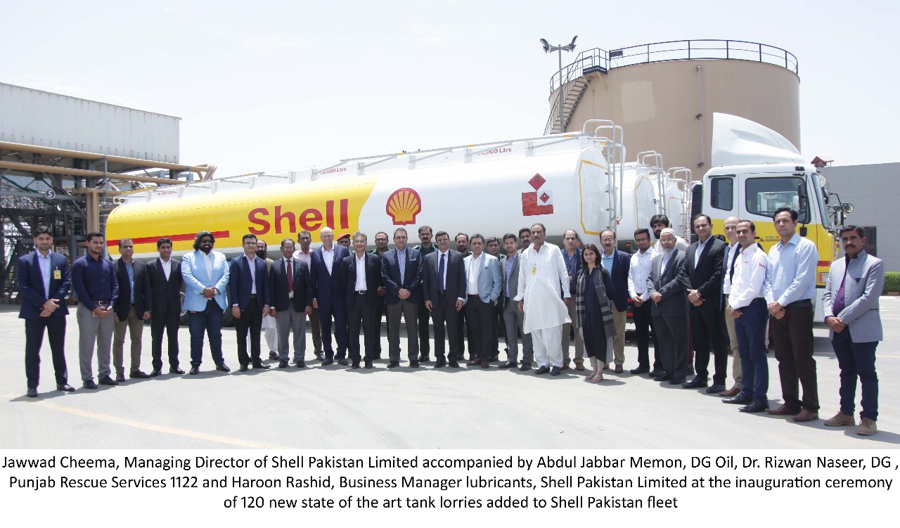 Inaugration Ceremony of 120 new state of the art tank lorries shell pakistan limited