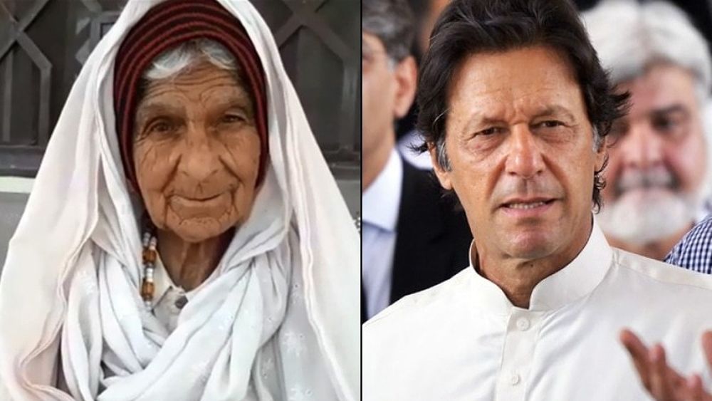 imran khan 100 year old woman