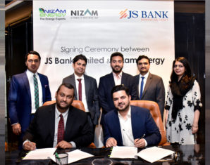 JS Bank and Nizam Energy team