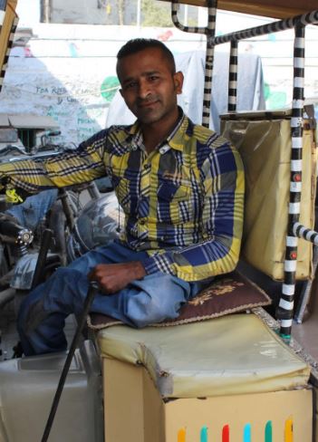 Muhammad Anwar, a rickshaw driver from Lyari