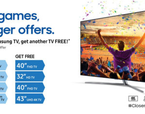 Samsung Offer Buy One Get One Free TV