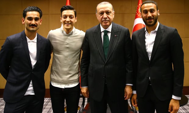 Mesut Ozil with Turkish President Recep Tayyip Erdoğan
