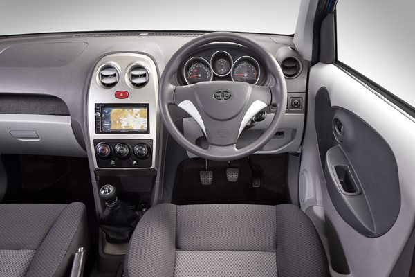FAW V2 grey interior steering