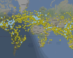 Flights Tracked in single day