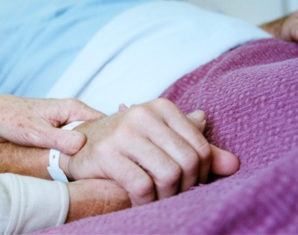 Sick Person in Hospital