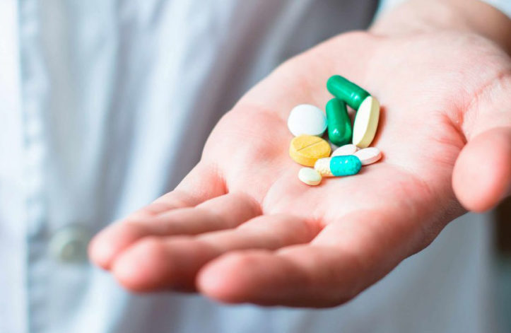 Medicine in hand