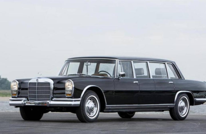 Black Mercedes Benz Pullman 600
