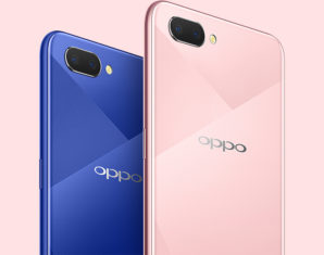 Blue Pink Oppo A5