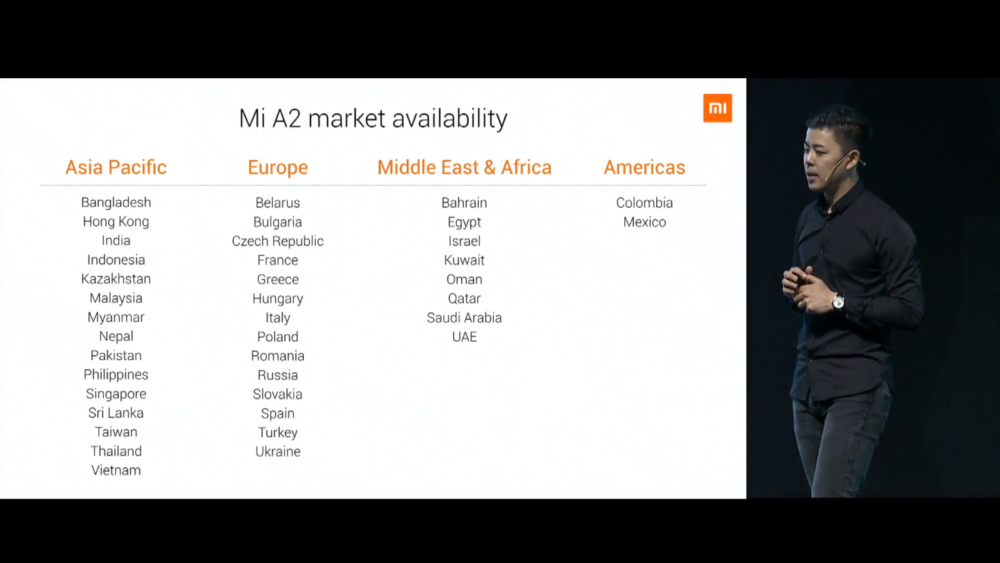 Mi A2 market availability