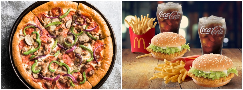 pizza hut McDonald’s deals
